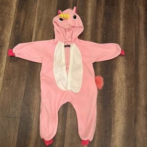 Girls unicorn onesie
